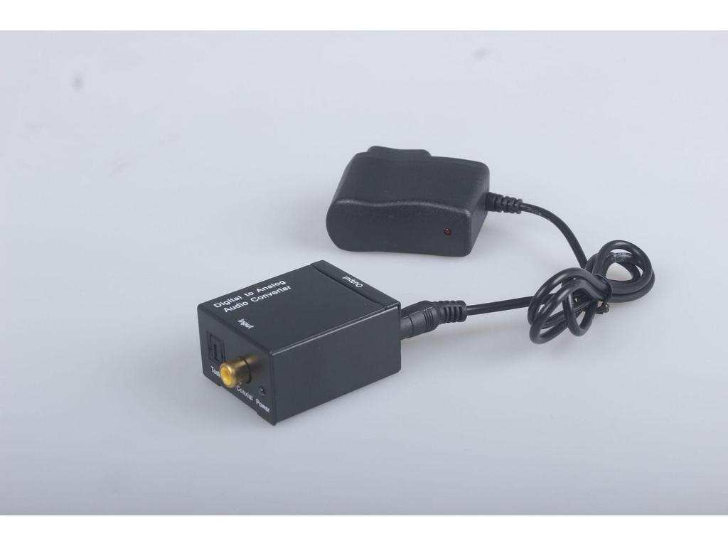 Optical To Analog Audio Converter: Digital Optical/Coaxial To 3.5mm