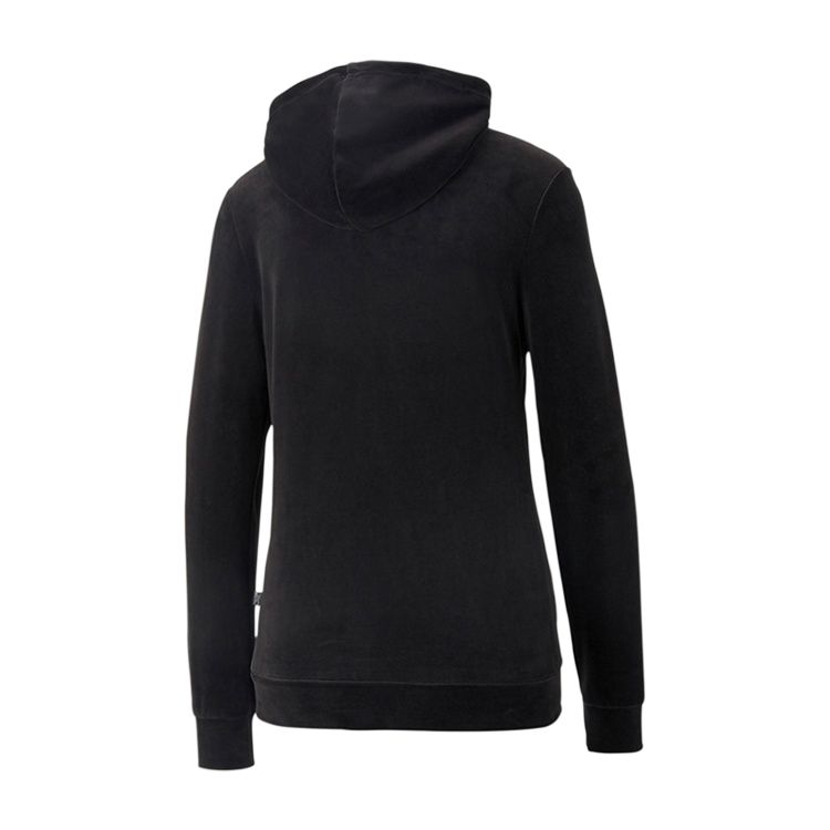 Puma Casual Simple Loose Hoodie Women Tops Black 672304-01