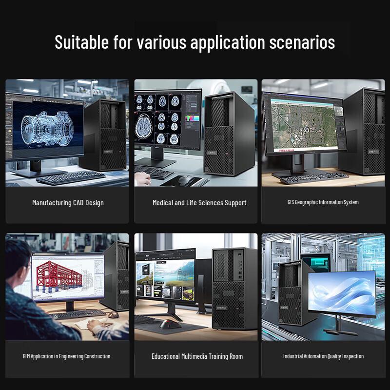 Lenovo KaiTian P5h 3D Modeling Desktop Workstation (CN version)