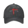 Vintage Indochine Logo Baseball Caps for Men Women Distressed Denim Washed Snapback Hat Music Band Outdoor Travel Adjustable Hat