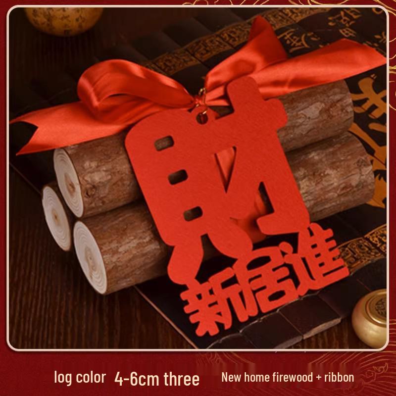 

Процветающие Новоселье Дрова Украшения для Благоприятной Церемонии Нового Дома