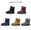 2023 Women's Velcro Waterproof Snow Boots, European Size 44, Comfortable and Warm for Casual Wear