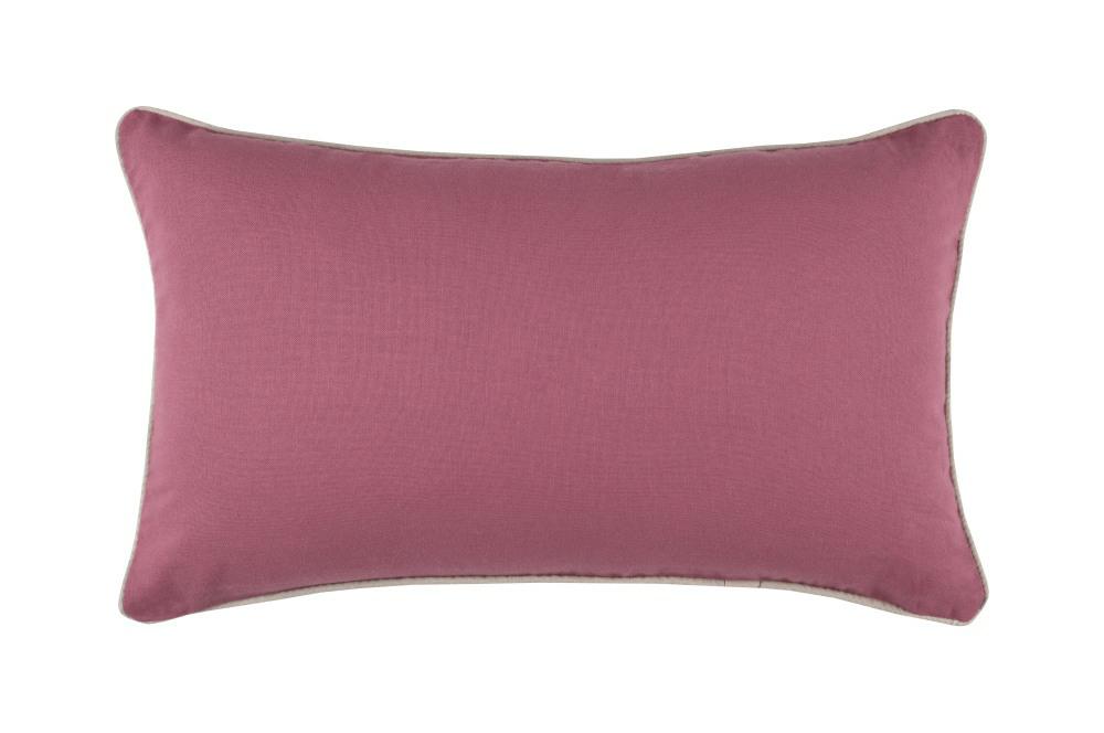 Coussin Duo 30X50 Violet Clair Beige