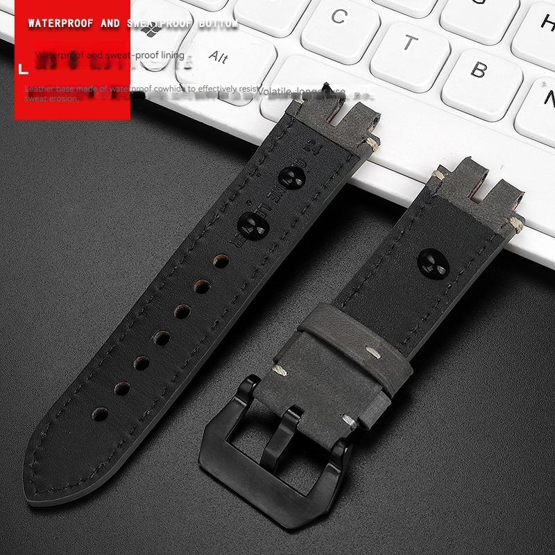 Classic Retro scrub Genuine Calfskin Watchband For Casio ProTrek PRW3000/3100/6000/6100Y PRG300 Series Bracelet Watch Accessories