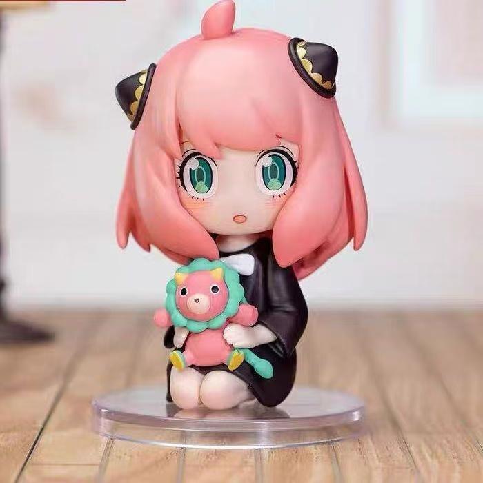 Spy X Family Anya Serie Blind Box Rätselbeutel Mystery Box Spielzeug Puppe Niedliche Anime Figur Schreibtischdekoration Geschenk