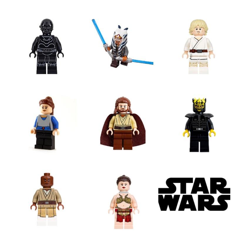 Star Wars Série Luke Skywalker Zlatý Savaki Stavebnice Puzzle Hračka Pro Děti
