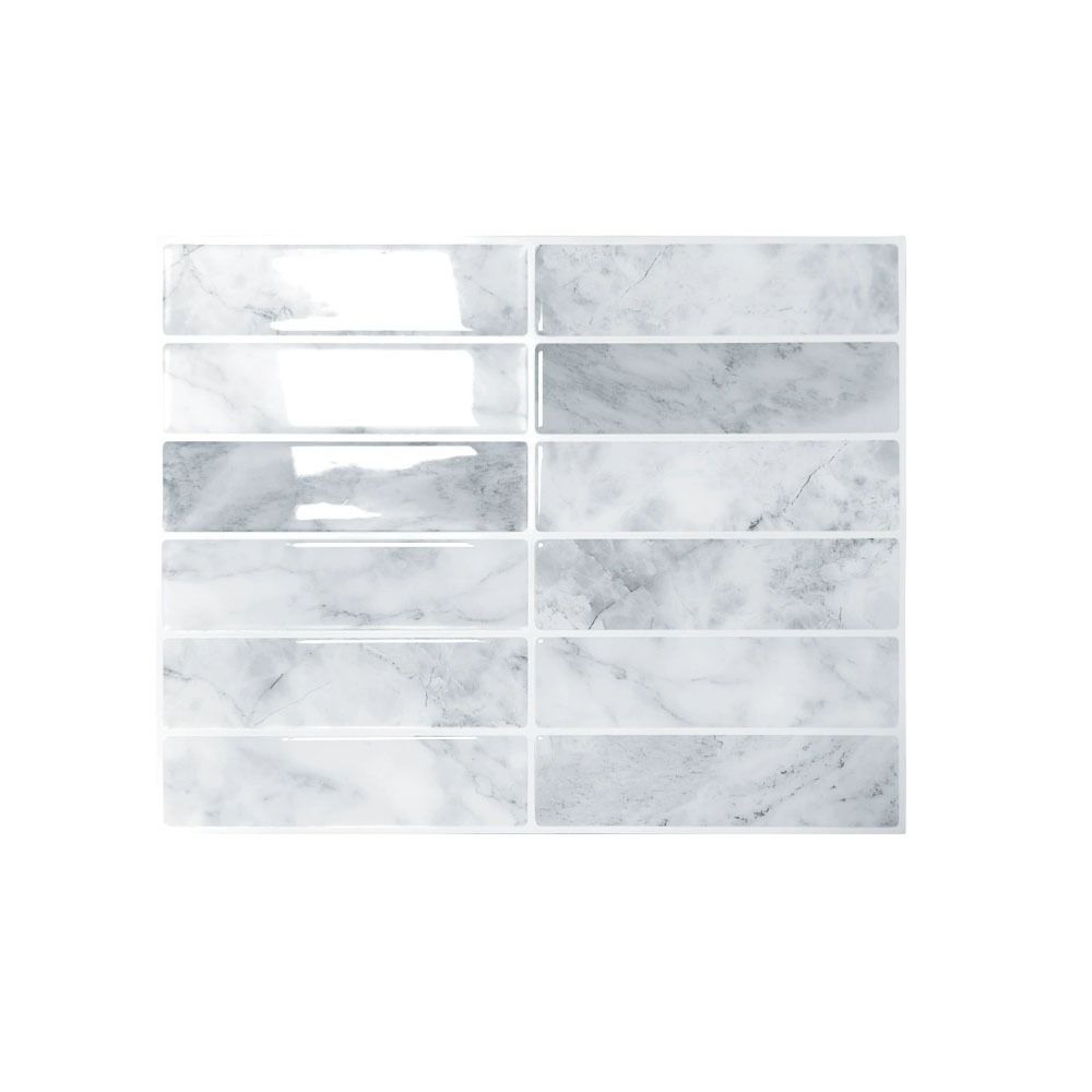 Waterproof Self Adhesive Tile Wall Stickers Moisture-proof Anti Fouling Wall Decal Oil-proof Heat-resistant Wallpaper