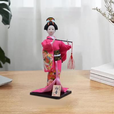Japanese Geisha Doll - Traditional Asian Figurine for Home Display
