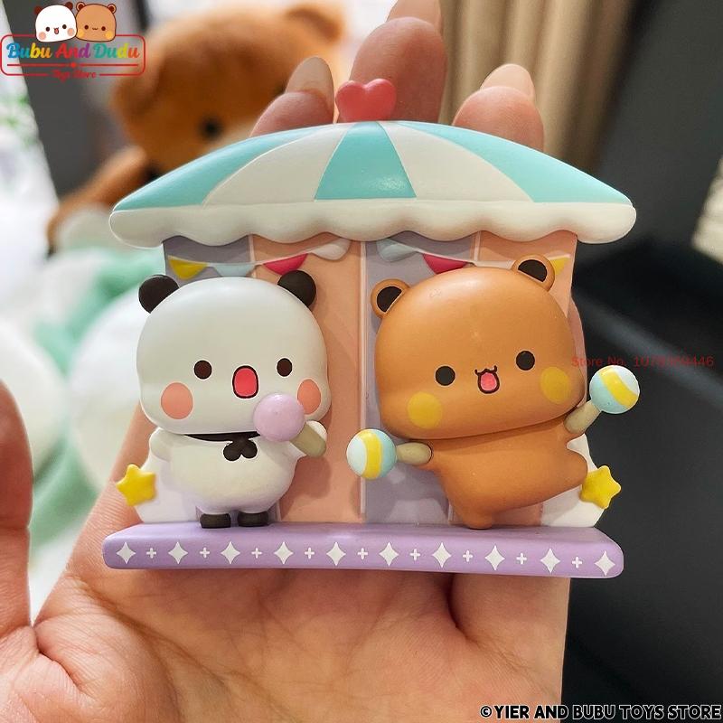 Official Original Panda Bubu And Yier Fridge Magnet  Toys , Cute Bubu And Dudu Cartoon Model Surprise  Gift