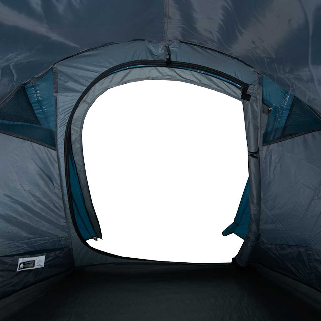 Tunnel Tent for 3 Persons Blue Waterproof