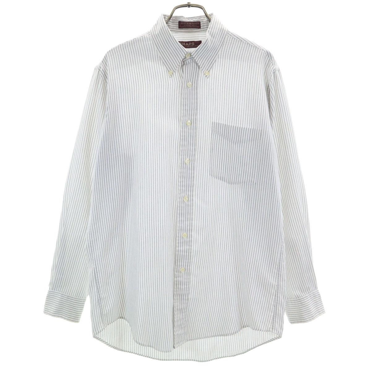 

Chaps от Ralph Lauren 70-е винтаж Рубашка с длинным рукавом на пуговицах в полоску Мужская Б/У