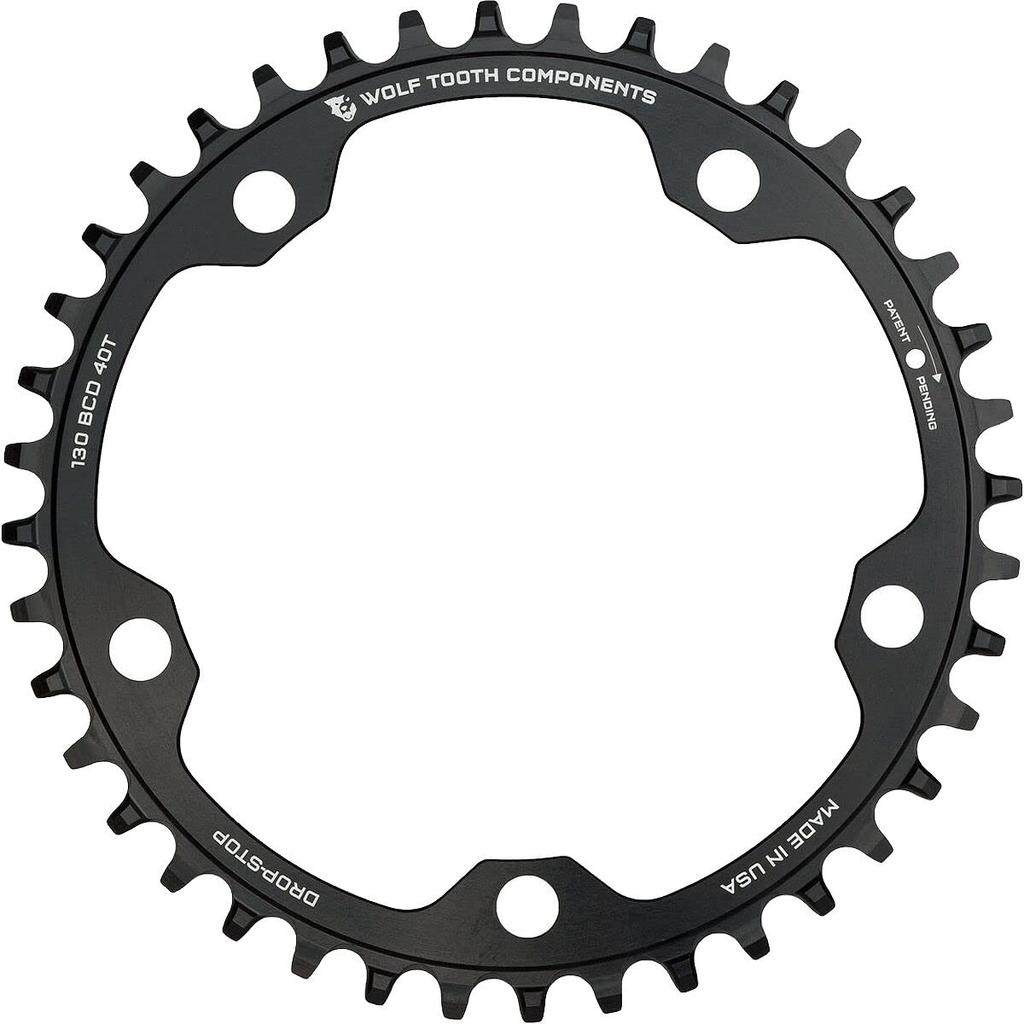 Angrenaj Wolf Tooth 130 BCD 5 șuruburi 38T compatibil cu SRAM Flattop