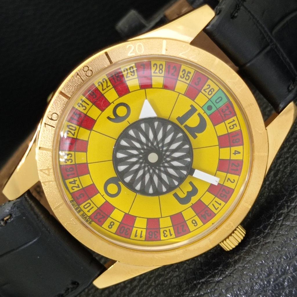 

ВИНТАЖНЫЕ МУЖСКИЕ ЧАСЫ С РУЧНЫМ ЗАВОДОМ ШВЕЙЦАРСКИЕ С ЦИФЕРБЛАТОМ ЖЕЛТОГО ЦВЕТА «ПОКЕР ФЕЙС» a701180-5 R205b-a701180