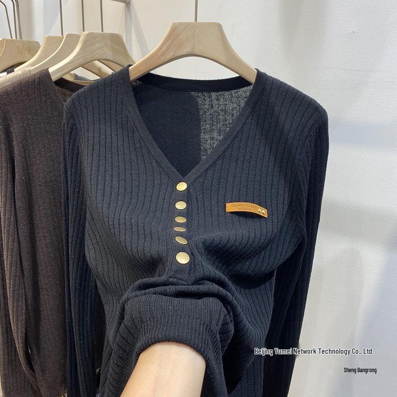 Korean Style Plus Size Women's Long Sleeve One-Piece Sweater - Slimming & Fashionable