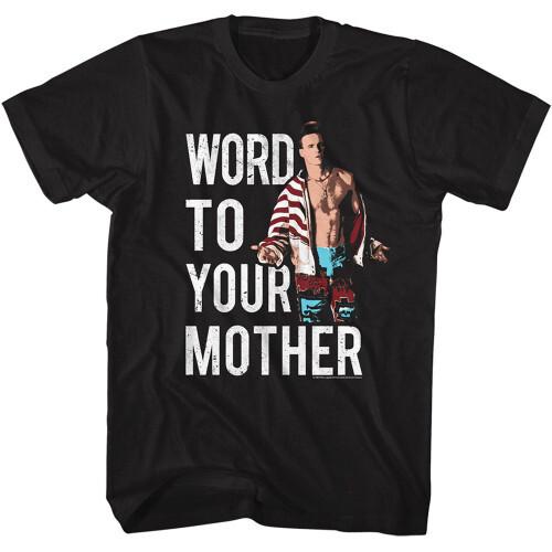 Vanilla Ice Word To Your Mother Black Adult T-Shirt Unisex T-Shirt S