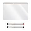 Sakura Crepas Transparent Whiteboard Sheet Pita Clear A5 Adhesive Whiteboard Marker Black Red Set of 2 WDC-A5S