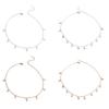 Modeschmuck Hals Alloy Material Stern Anhänger Halsband Schlüsselbein für Damen Teen