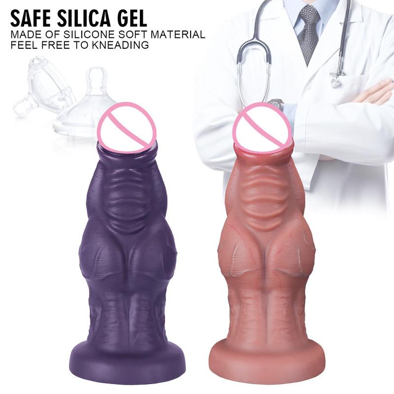 85-105mm Huge Anal Dildos Monster Muscles Fake Penis Realistic Silicone Thick Dildo for Women Men 18+ Sex Toys Prostate Massage
