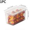 1PC Refrigerator Storage Box Food Grade Fresh-keeping Box Kitchen Vegetable Dumpling Finishing Artifact Frozen Special Egg Storage Box