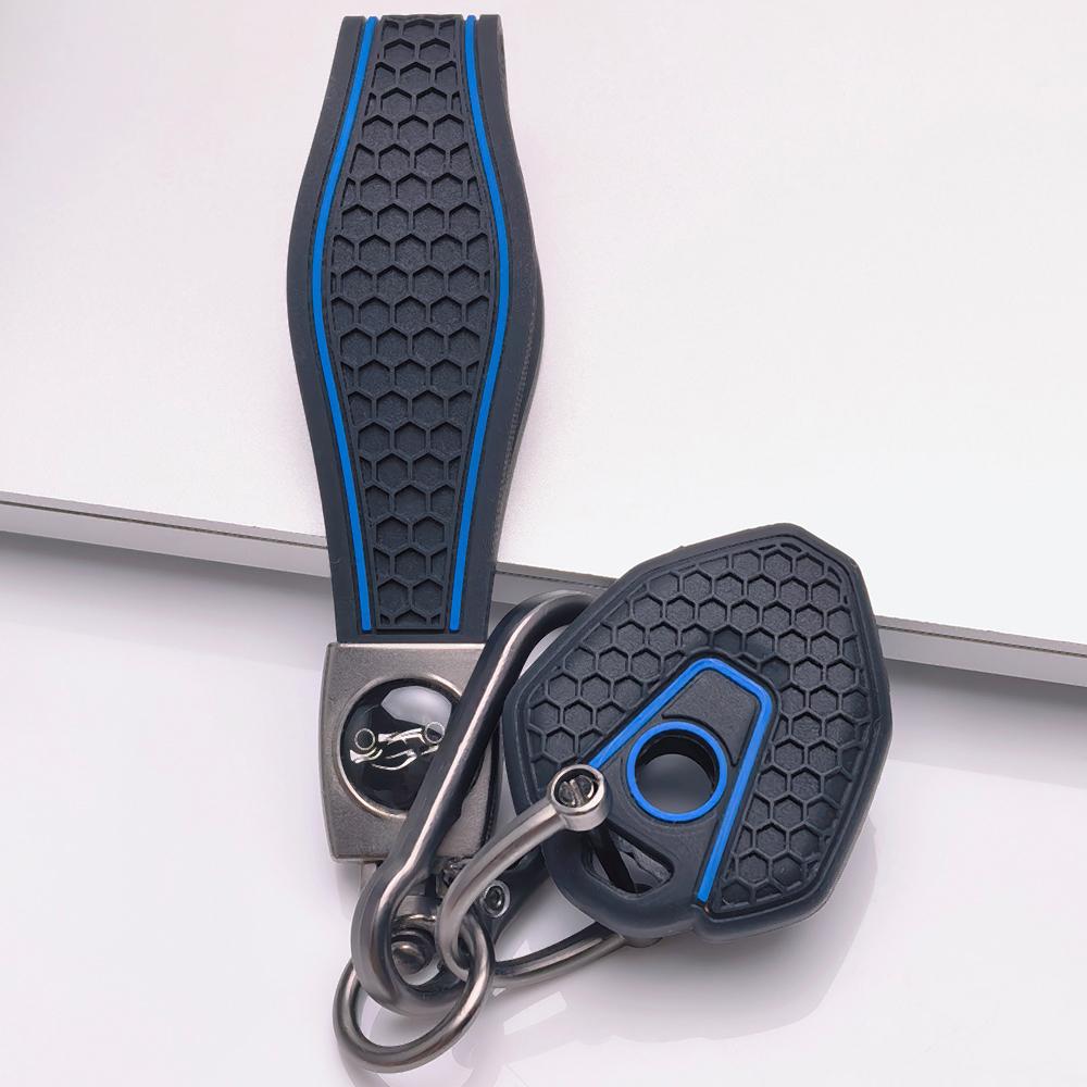 Moto Key Cover for CFMOTO 450MT Mt450 250SR 300SR 400SR 450SR 650SR 700CLX 800MT 650MT 125NK 250NK 400NK 650NK 800NK 700MT with Keychain Key Fob Case