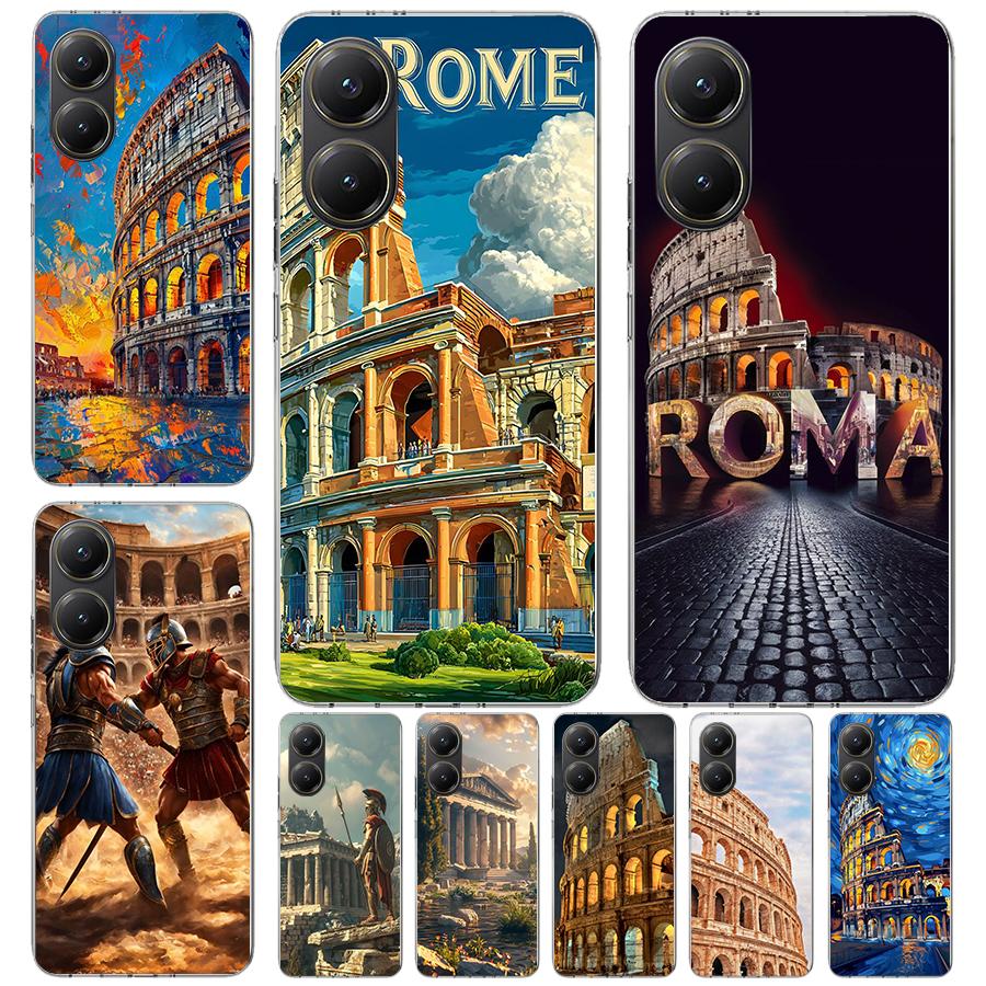 Roman Colosseum Soft Phone Case For Xiaomi Redmi 15C 15 13C 13 Poco X5 X6 X7 F7 Ultra M7 12C 12 10 10C 9C 9A 9T 9 Fundas Poco X3
