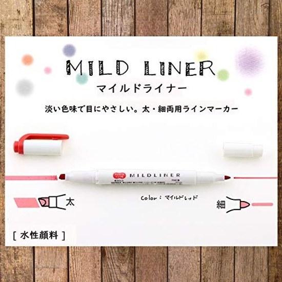 Zebra Highlighter Mildliner 10 Colors WKT7-10C