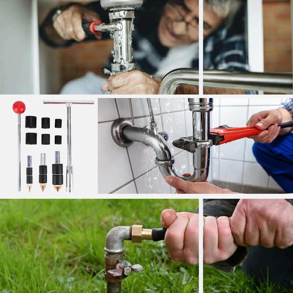 Kuchyňský potrubní uzávěr vody Nástroj pro zastavení vody tavnou metodou Kolík pro zastavení vody PPR trubka Tunelová zátka Zastavení vody Oprava Instalatérský nástroj pro ucpání Vany