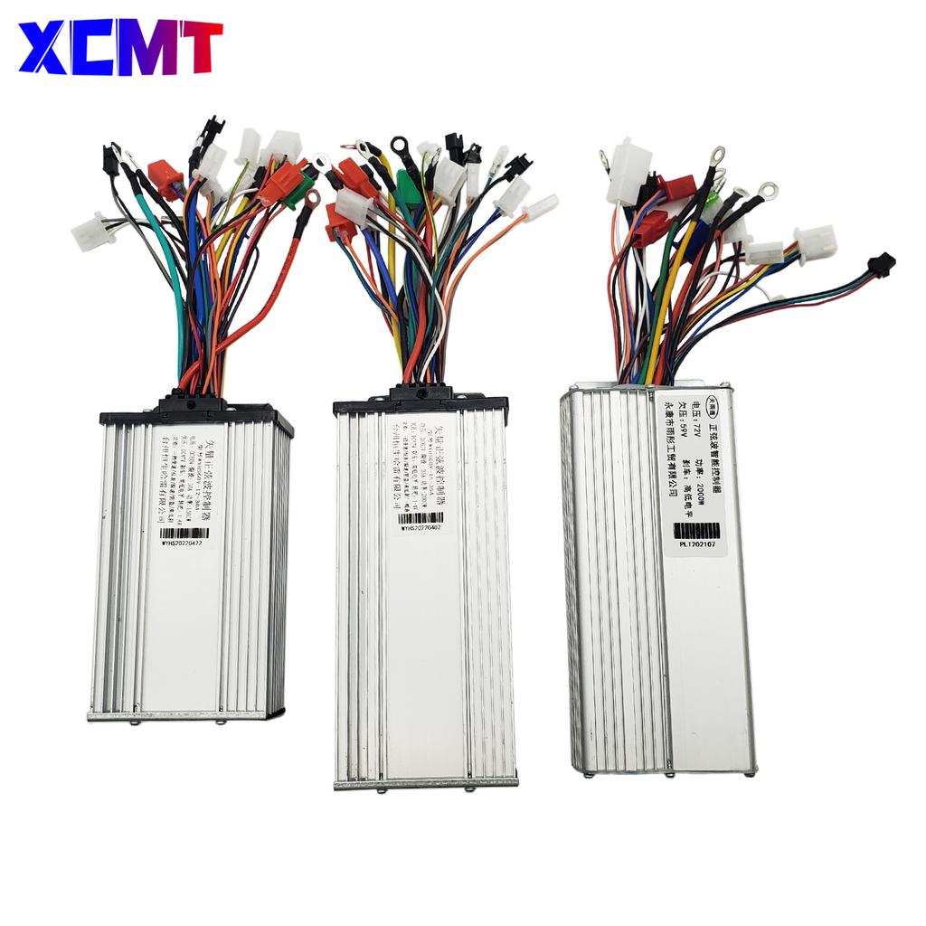 60V 1500W 2000W 72V Dreistufiger Variable Speed Vektor Sinuswellen-Controller für Citycoco Elektroroller Teile