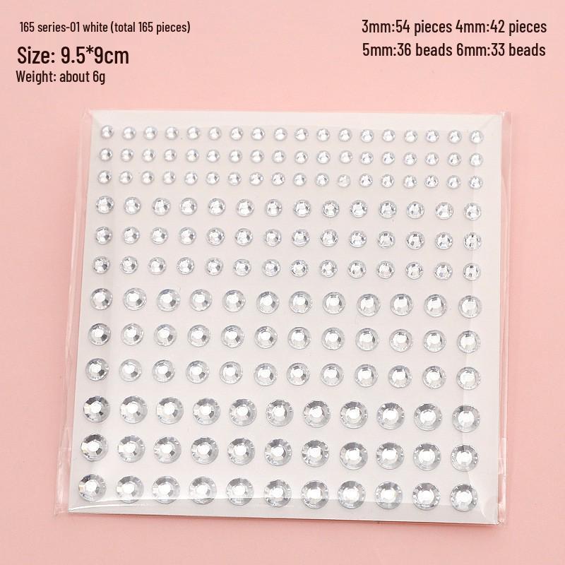 Self-Adhesive Facial Ornaments: No-Punch Free Eyebrow, Nose, Lip, and Earring Stud Stickers