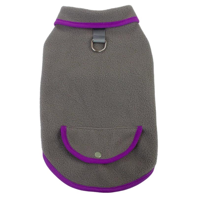 

Толстовка с капюшоном для кошек и собак Зимняя одежда для питомцев Жилет-шлейка Дешевая одежда для собак Йоркширский терьер Померанский шпиц Мальтийская болонка Бишон Костюмы XS（old） серый