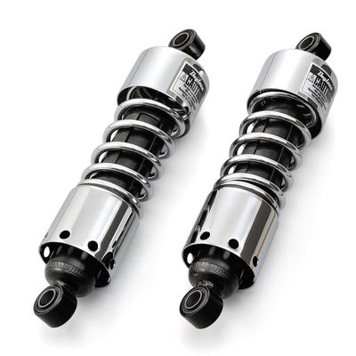 Daytona Motorrad Hinterradfederung Rebel Einbaulänge 280mm Tieferlegung Hinterradstoßdämpfer Verchromt 94755 250/500 (17-21) SR400/500 (78-20)