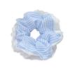 Blue and White Striped Large Intestine Hair Band Women's Hair Durable Headband Small Fresh Personalized Hair Accessories