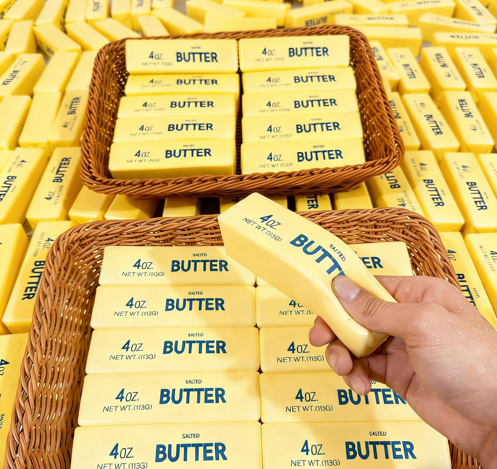 Ultra Wet Plush Butter Stick, Milk Bar, Gentle Rebound, Kneading, Music, Stress Relief, Kneading, Work, Class, Stress Ease Tool