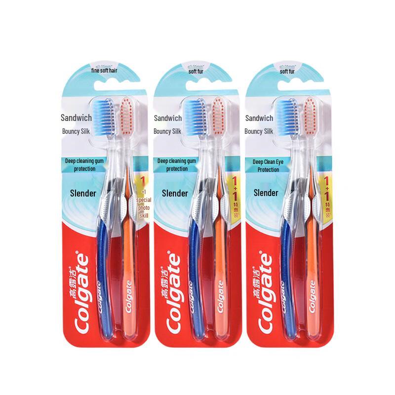Colgate Elastic Silk Soft Toothbrush 6-Pack