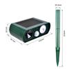 Solar-Powered Pest Repeller with Flashing Light for Cats, Dogs, and Birds