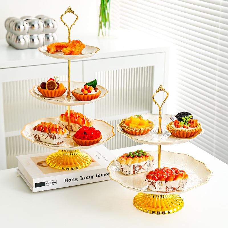 Lotus-shaped Fruit Tray Living Room Home Candy Tray Front Desk Snack Tray Beauty Salon Dessert Fruit Skewers