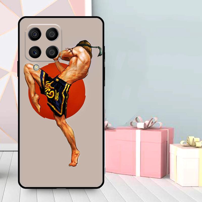 Muay Thai Kickboxing Fight Case For Samsung Galaxy M06 M11 M31 M14 M34 M54 M12 M32 M52 M15 M13 M16 M36 M56 M53 M35 M55