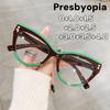 Dámské módní nadrozměrné brýle na čtení Unisex luxusní design Presbyopie Plus dioptrie Retro móda Brýle na dálku 0+4.0