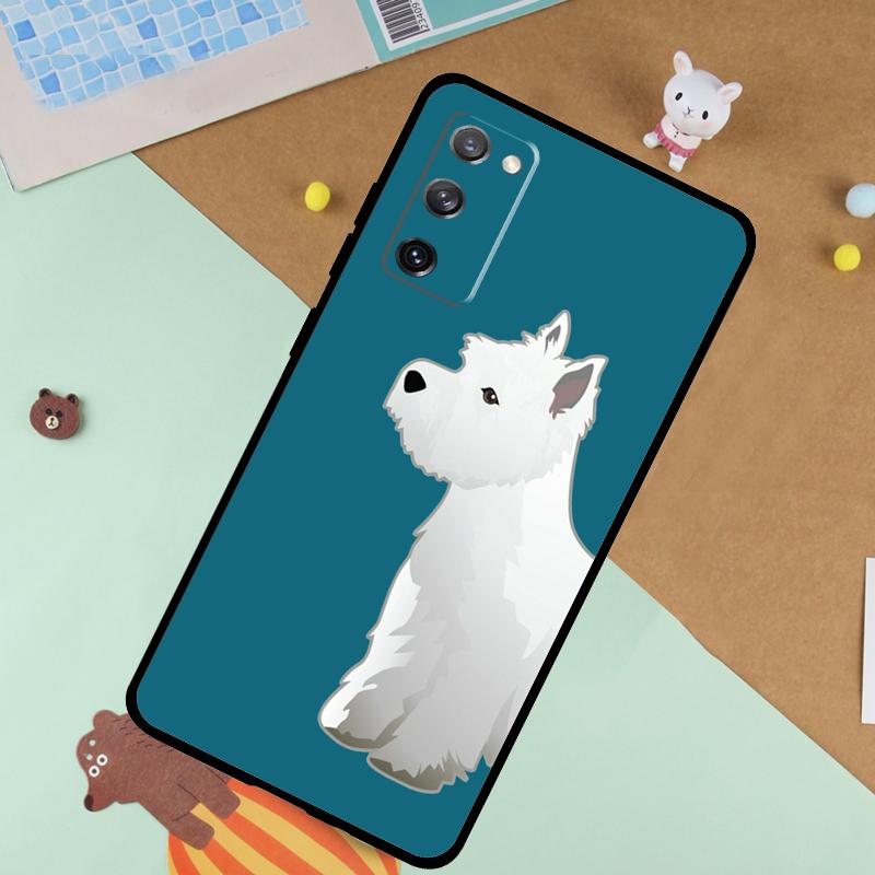 

Westie Scottie Scottish Terrier Soft Case For Samsung Galaxy S25 Ultra S9 S10 S20 FE S21 S22 S23 Plus S24 Ultra Funda Cover Galaxy S23Ultra