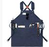 Cotton Canvas Summer Waterproof Apron Restaurant Kitchen Home Gardening Commercial Apron Waist Apron