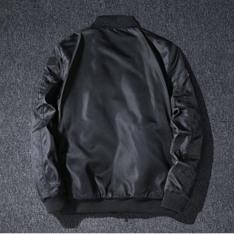 Giacca Locomotiva Uomo Primavera Autunno Giacca a Vento Cappotto da Pilota Militare Uomo Giubbotti Antivento Cargo Taglia Plus Giacca Casual