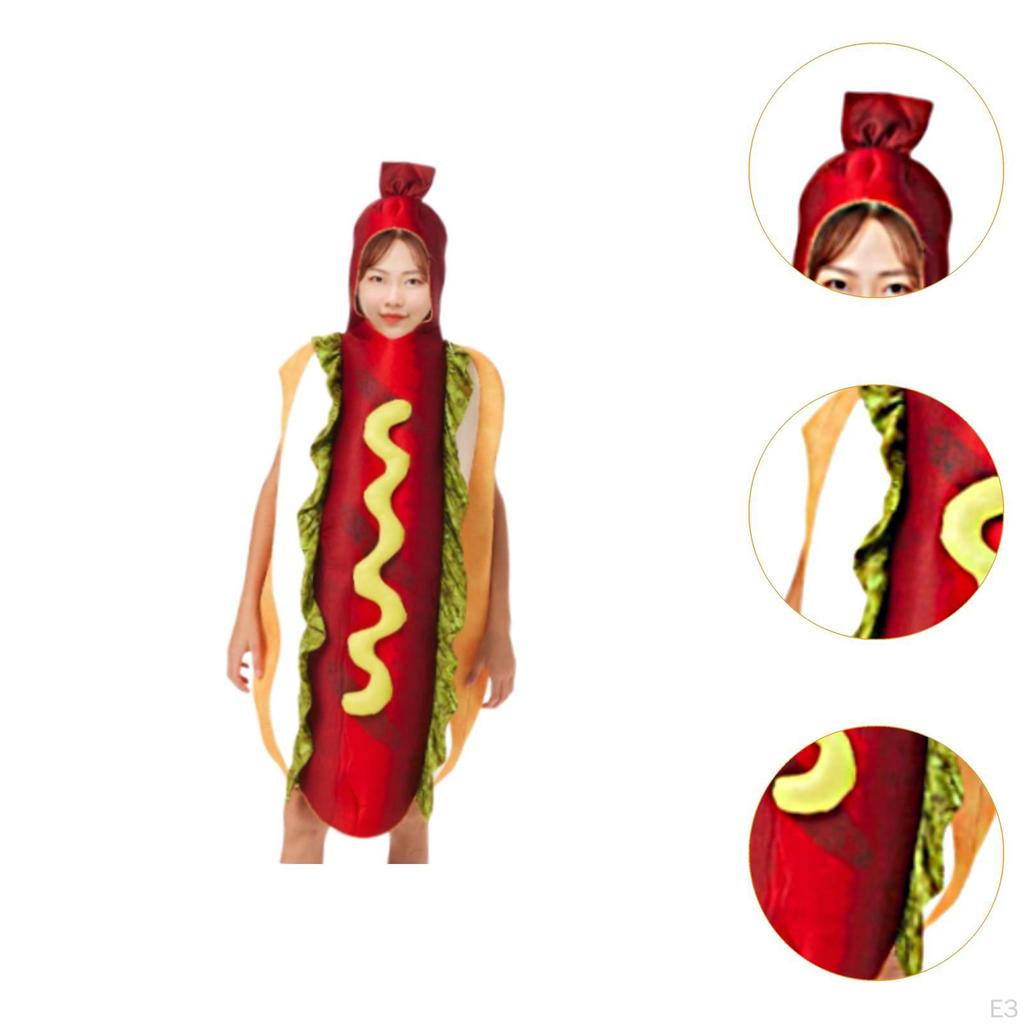 Food Costumes Christmas Suit Funny Supplies Fancy Dressing Cosplay Outfit for Photo Props Women