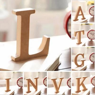 Decor Wedding Freestanding A-Z Wood Wooden Letters Alphabet Hanging Home Party Decor