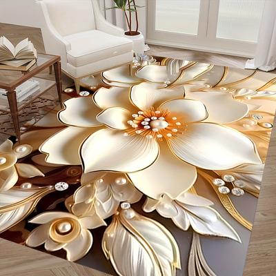 1pc Creative Pattern Carpet Area Rug Hotel Living Room Bedroom Soft Carpet Non-slip Study Dining Room Home Office Entry Door Indoor Decorative Carpet
