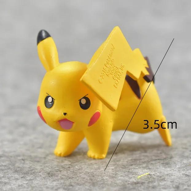 Tiny Figure Kids Birthday Gift Present Creative DIY Toys Playsetss Battle Monster Elf Scale Ratio Model Psyduck Piplup Mew Mewtwo Anime Decor