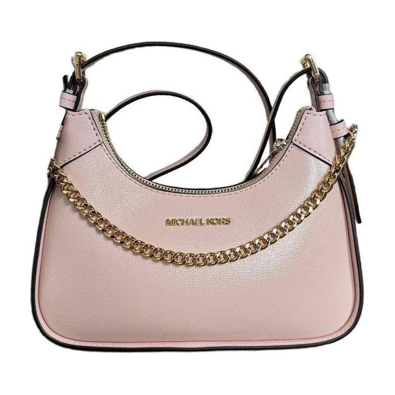 MICHAEL KORS Wilma simple solid color logo leather armpit bag crossbody shoulder bag women s pink розовый