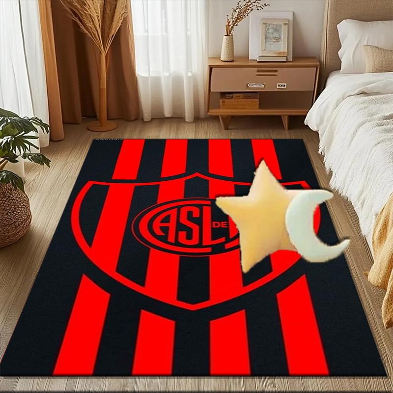 Club Atletico San Lorenzo Rug Game Carpet, Floor Mat for Bedroom Living Room Entryway Rug, Home Decor Idea Gift for Christmas birthday