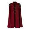 Mantello Medievale da Mago con Cappuccio: Robe Cosplay a Maniche Lunghe 5 Colori