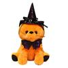Halloween Magical Black Cat Plush Toy Party Decor Childrens Soft Doll Gift Cat