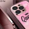 enCrown 2DFlat For iPhone17 18 16 15 14 13 12 11 Pro Max XS XR 8 7Plus Phone Cover Shockproof Protective Back Cover